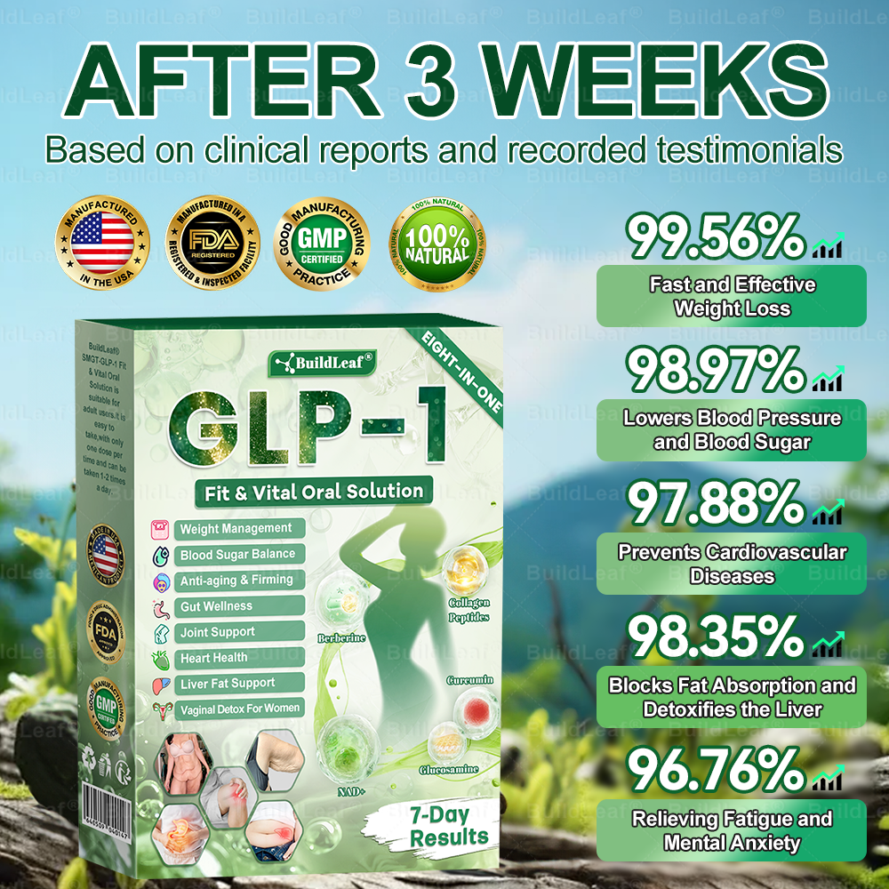 FDA 𝖮𝖿𝖿𝗂𝖼𝗂𝖺𝗅 𝖲𝗍𝗈𝗋𝖾 | 𝑩𝒖𝐢𝒍𝒅𝑳𝒆𝐚𝒇® GL𝐏-1 8-𝒊𝒏-1 𝙁𝙞𝙩 & 𝙑𝙞𝙩𝙖𝙡 𝖮𝗋𝖺𝗅 𝙎𝙤𝙡𝙪𝙩𝙞𝙤𝙣  (𝑱𝒖𝒔𝒕 𝒐𝒏𝒄𝒆 𝒂 𝒅𝒂𝒚, 𝒗𝒊𝒔𝒊𝒃𝒍𝒆 𝒄𝒉𝒂𝒏𝒈𝒆𝒔 𝒊𝒏 7 𝒅𝒂𝒚𝒔) ✅ 𝑭𝒐𝒓 𝒐𝒃𝒆𝒔𝒊𝒕𝒚, 𝒄𝒂𝒓𝒅𝒊𝒐𝒗𝒂𝒔𝒄𝒖𝒍𝒂𝒓 𝒉𝒆𝒂𝒍𝒕𝒉, 𝒅𝒊𝒂𝒃𝒆𝒕𝒆𝒔, 𝒔𝒍𝒆𝒆𝒑 𝒂𝒑𝒏𝒆𝒂, 𝒈𝒖𝒕 𝒉𝒆𝒂𝒍𝒕𝒉, 𝒋𝒐𝒊𝒏𝒕 𝒊𝒔𝒔𝒖𝒆𝒔, 𝒂𝒏𝒅 𝒎𝒐𝒓𝒆