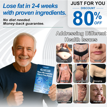 FDA Certified | Official Store | CrazyLeaf® SMGT-GLP-1 Nano Microneedle Patch™ with Collagen & Matrixyl 3000 丨Obesity,Cardiovascular Diseas, Diabetes, Sleep Apnea, Joint Problems and More