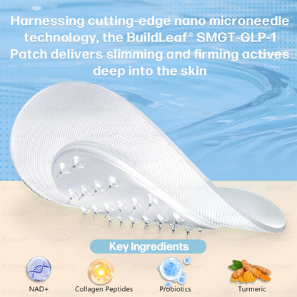 FDA Store|𝐵uil𝗱𝐿ea𝐟® 𝑮𝐋𝑃-1 Slim & Firm 𝑁ano 𝑀icroneedle 𝑃atch with Collagen,Turmeric&Matrixyl 3000 丨Obesity,Cardiovascular Diseas, Diabetes, Sleep Apnea, Joint Problems and More✨
